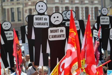 Manifestation des victimes de l_amiante _ Douai _ _16_